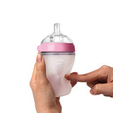 Comotomo Natural Feel Baby Bottle Double Pink 250ml