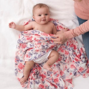 Aden Anais Silky Soft Swaddles Watercolor Garden 3 pack