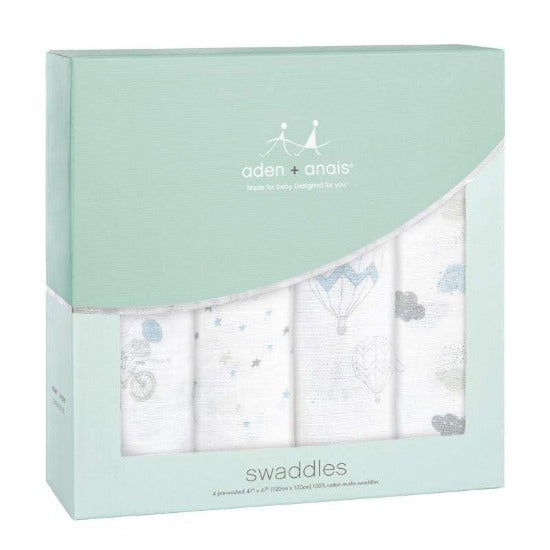 Aden+Anais night sky reverie 4pack classic swaddles Babyland