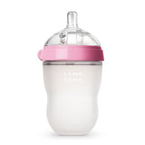 Comotomo Natural Feel Baby Bottle - Single Pink 8 Oz