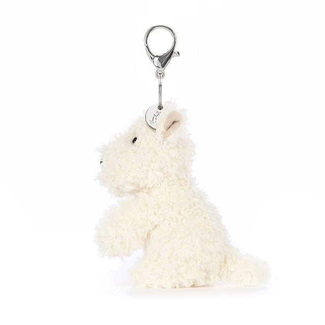  Munro Scottie Dog Bag Charm 白犬 Jellycat Munro Scottie Dog Bag Charm – Babyland