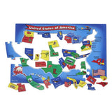 Melissa and Doug  (United States) Map Floor Puzzle - 51 Pieces