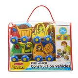 Melissa & Doug Pull Back Construction Vehicles