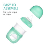 Boon NURSH Reusable Silicone Pouch Bottles, 4 Ounce (Pack of 3)