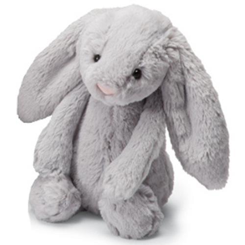 Jellycat Bashful Grey Medium Bunny 12