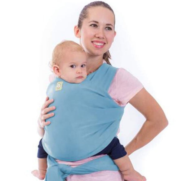 KeaBabies Baby Wrap Carrier baby blue
