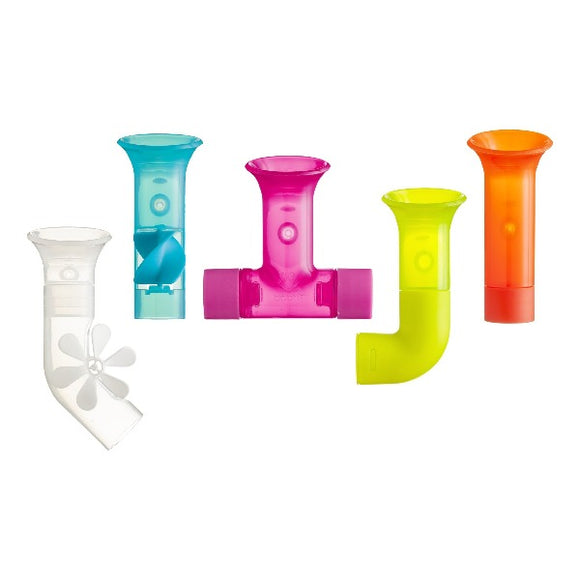 Boon Pipes 5-Piece Building Bath Toy Set