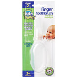 Baby Buddy Silicone Finger Toothbrush with Case - White