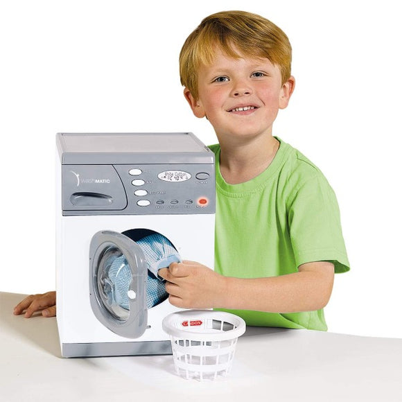 Casdon Kids Play Electronic Washer, Grey