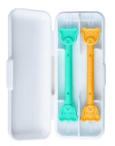 Oogiebear  2-Pack Infant Nose & Ear Cleaner with Case in Orange/Seafoam Green
