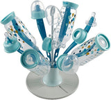 BEABA Folding Flower Baby Bottle Countertop Drying Rack Peacock