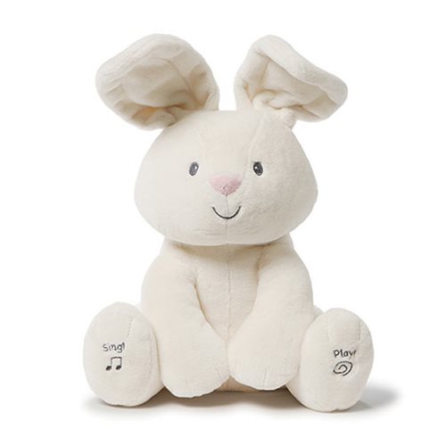 Gund Baby Flora The Bunny Animated Plush Stuffed Cream, 12