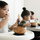Avanchy Bamboo Suction Baby Bowl + Spoon