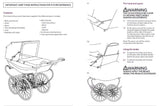 Silver Cross Balmoral Pram -White and Navy