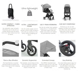 Silver Cross Jet Ultra Compact Travel Stroller