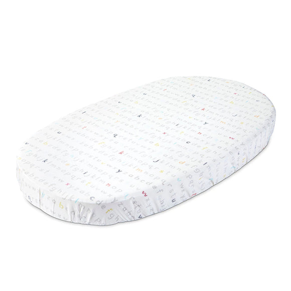 Stokke Sleepi Fitted Sheet Pehr Rainbow Alphabet Lines
