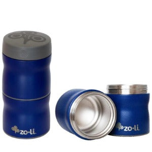 Zoli - THIS & THAT Double Tiered Vacuum Insulated Food Jar - Navy