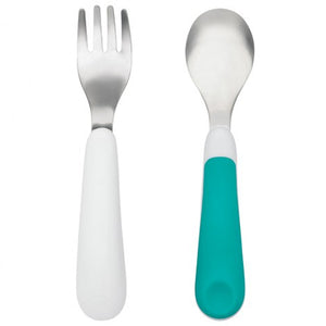 OXO Tot Fork and Spoon Set in Teal