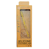 Jack n' Jill, Silicone Toothbrush, With Safety Shield, Stage 2