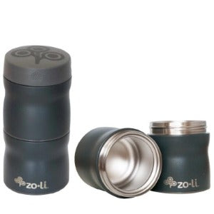 Zoli - THIS & THAT Double Tiered Vacuum Insulated Food Jar - Grey