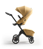 Stokke Xplory X Stroller - Golden Yellow with Black Frame and Black Handles