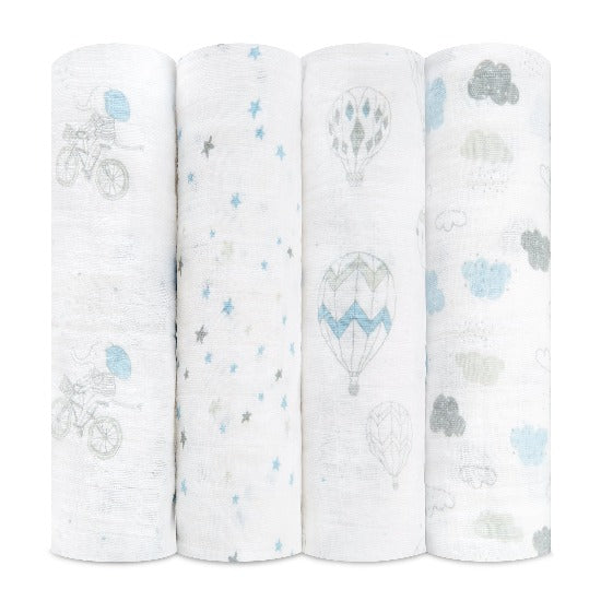 Aden+Anais night sky reverie 4-pack classic swaddles