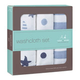 Aden+Anais 3-Pack Muslin Washcloths in Rock Star