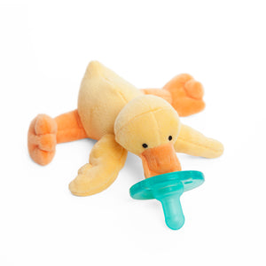 WubbaNub Infant Plush Toy Pacifier - Baby Yellow Duck