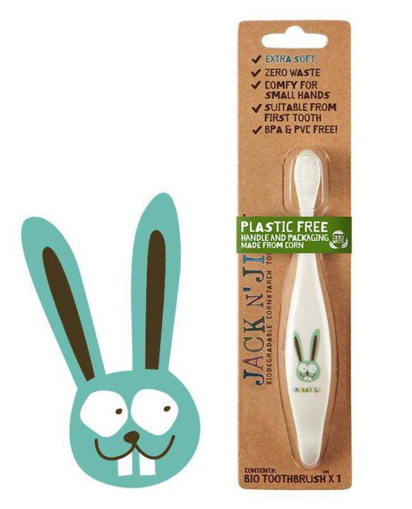 Jack N' Jill Eco-Friendly and Eco-Friendly Toothbrush Bunny