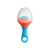 Boon Pulp Silicone Teething Feeder In Blue/orange