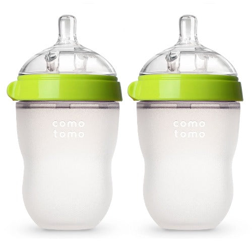 Comotomo Natural Feel Baby Bottle Double Green 250ml