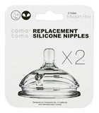 Comotomo Natural Teat Silicone Nipples - Medium Flow