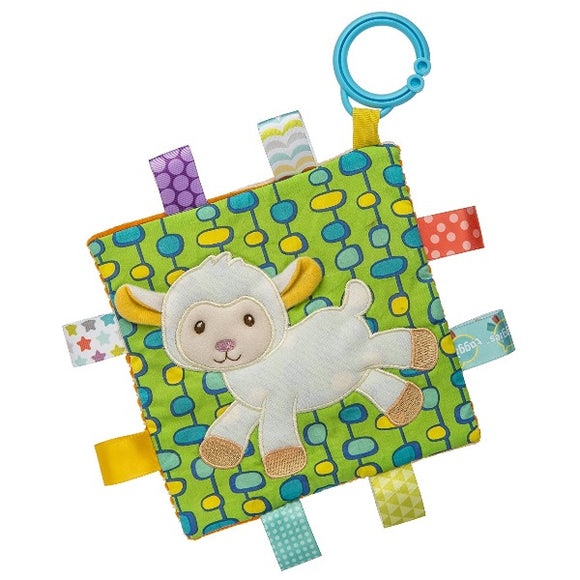 Mary Meyer Taggies Crinkle Me Baby Toy, Sherbet Lamb