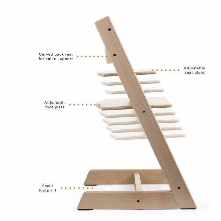 stokke tripp trapp walnut high chair Stokke Tripp Trapp Chair in Walnut Brown – Babyland